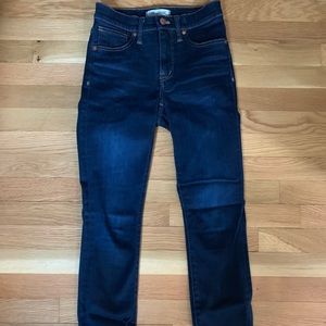 Madewell Dark Wash Skinny Jeans